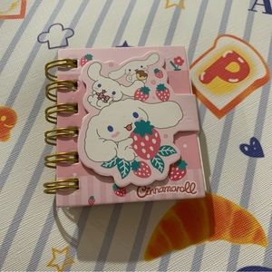 Cinnamoroll Mini Notebook with Magnet Closure